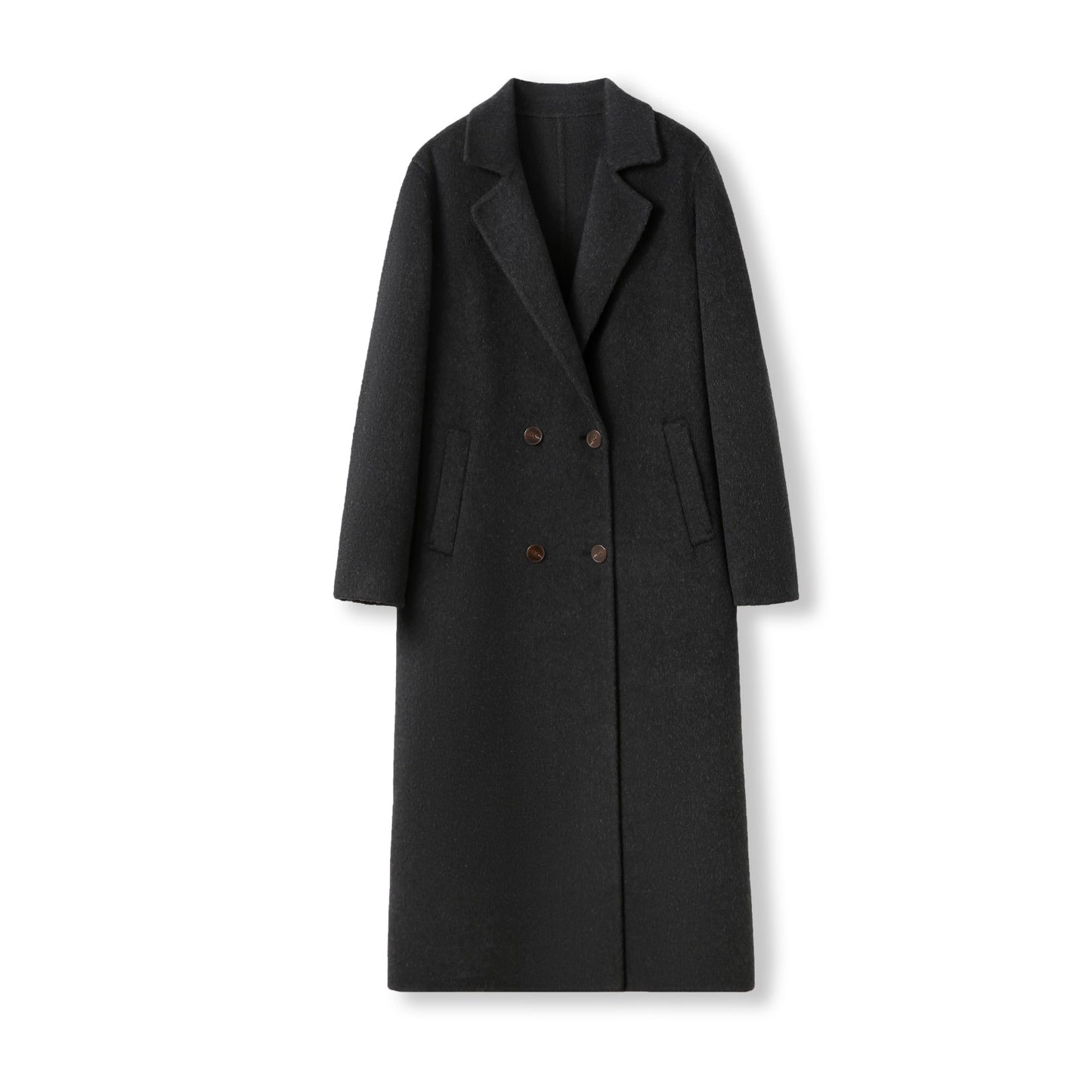 Manteau en laine double face