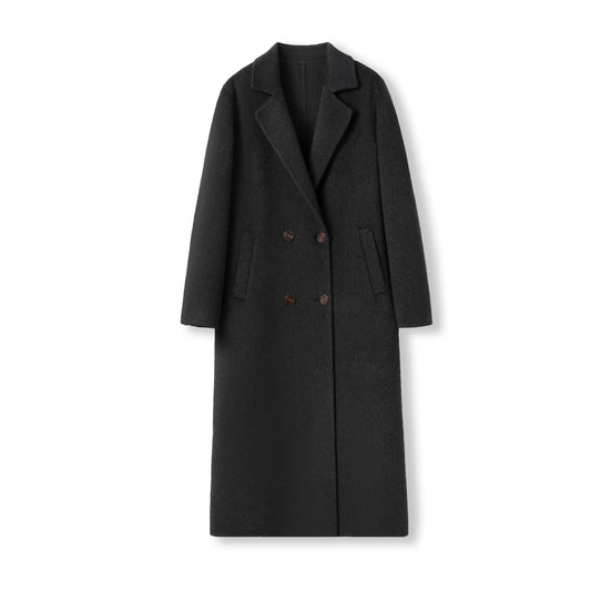 Manteau en laine double face
